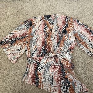 Trouve XS Front Tie Blouse